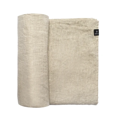 Linen tablecloth 145x250 Sunshine Oatmeal - Himla