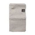 Lniane serwetki materiałowe na stół szare jasne 45x45 Sunshine Ash, 4-pak - Himla