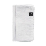 Lniane serwetki materiałowe na stół białe 45x45 Sunshine White, 4-pak - Himla