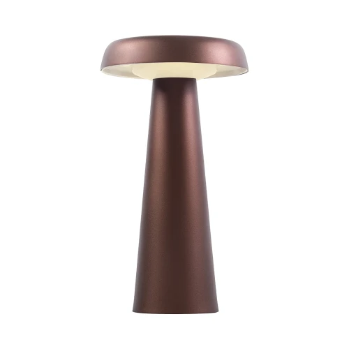 Lampa stołowa bezprzewodowa Arcello Led brązowy mosiężny -  DFTP by Nordlux
