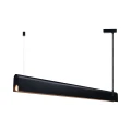 Black slat pendant lamp Beau 100 - DFTP by Nordlux