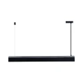 Black slat pendant lamp Beau 100 - DFTP by Nordlux