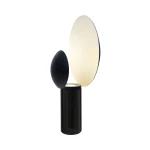 Lampa stołowa nowoczesna Caché marmur i metal czarny mat - DFTP by Nordlux