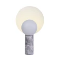 Lampa stołowa nowoczesna Caché marmur i metal szary mat - DFTP by Nordlux
