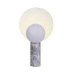 Modern table lamp Caché marble metal grey mat - DFTP by Nordlux 