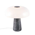 Lampa stołowa marmur szkło Glossy Grey - DFTP by Nordlux