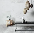 Wooden stool Tera teak - Muubs