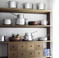 Wysoka patelnia Saute Eva Trio Stainless Steel 24 cm stal nierdzewna - Eva Solo