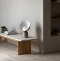 Modern table lamp taupe brown Hello - DFTP by Nordlux