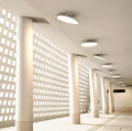 Biała lampa sufitowa plafon Kaito Pro 40 White - DFTP by Nordlux