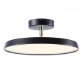 Czarna lampa sufitowa plafon Kaito Pro 40 Black - DFTP by Nordlux