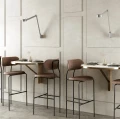 Grey architectural table lamp with wall lamp function Nobu - DFTP by Nordlux