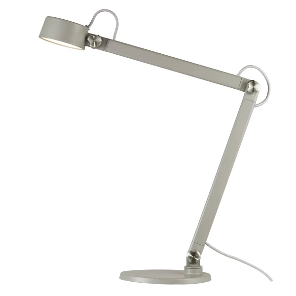 Szara lampa architektoniczna stołowa z funkcją kinkietu Nobu - DFTP by Nordlux