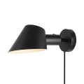 Modern black wall lamp Stay Short - DFTP by Nordlux