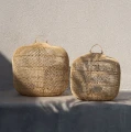 Rattan lampshade for hanging lamp Batu Bolong L - Bazar Bizar