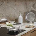 Honeycomb frying pan 20 cm Eva Trio stainless steel - Eva Solo