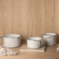 Non-stick saucepan with ceramic coating Eva Trio White Line 1.8L - Eva Solo