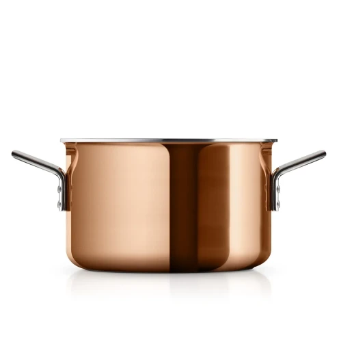 Garnek miedziany wielowarstwowy Eva Trio Copper 3.9L - Eva Solo