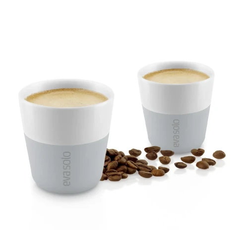Kubki do espresso Marble Grey, zestaw 2 sztuki - Eva Solo