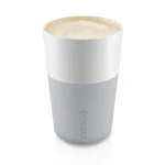 Kubki do latte Marble Grey, zestaw 2 sztuki - Eva Solo
