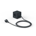 Power cube with usb Square 1 Stockholm Black - Avolt