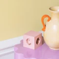 Power cube with usb Square 1 Old Pink - Avolt