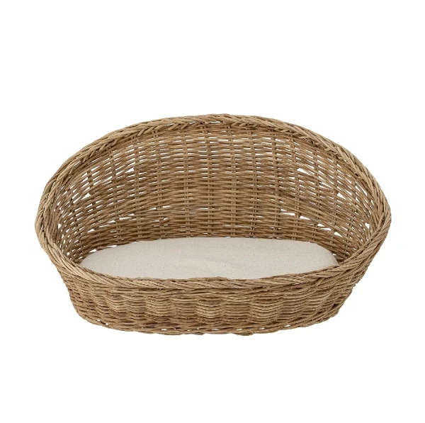 Legowisko dla kota Tille rattan z poduszką - Bloomingville