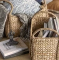 Storage baskets Selma water hyacinth bankuan grass, set of 2 - Bloomingville
