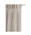 Lniana firana woalowa naturalna 140x250 Skylight Oatmeal, 1 szt - Himla