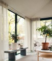 Linen voile curtain natural 140x250 Skylight Oatmeal, 1 psc - Himla