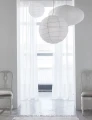 Linen voile curtain white 140x250 Skylight White, 1 szt - Himla