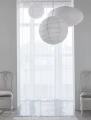 Linen voile curtain white 280x250 Skylight White, 1 pcs - Himla