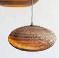 Lampa sufitowa designerska Scraplights Disc 16 Natural - Graypants