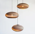 Pendant lamp Scraplights Disc 24 Natural - Graypants