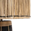 Lampa stołowa Skiathos Natural Black - Bazar Bizar
