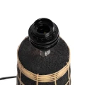 Lampa stołowa Skiathos Natural Black - Bazar Bizar
