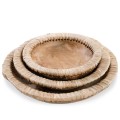 Teak wooden bowl LikeMe L - Bazar Bizar