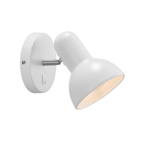 Biała lampa ścienna kinkiet Texas z metalu NORDLUX