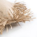 Decorative pillow Bonita 30x50 jute raffia - Bazar Bizar
