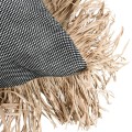 Decorative pillow Cotton Bonita 60x60 cotton raffia - Bazar Bizar