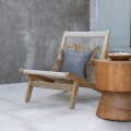 Decorative pillow Cotton Bonita 60x60 cotton raffia - Bazar Bizar