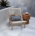 Decorative pillow Cotton Bonita 30x50 cotton raffia - Bazar Bizar