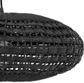 Rattan pendant lamp Rota 56 black - Pomax