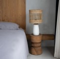 Lampa stołowa rattanowa Kiska - Bazar Bizar