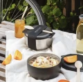 Lunchbox To Go 0,75L steel, black - Eva Solo