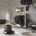 Espresso cup with saucer Nordic Kitchen 0.07L black stoneware - Eva Solo