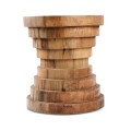 Wooden design table Mazu suar - Bazar Bizar