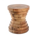 Wooden design table Mazu suar - Bazar Bizar