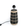 Lampa stołowa z trawy morskiej i terakoty Naxos Black - Bazar Bizar