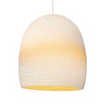Designer pendant lamp Scraplights Bell16 Blonde - Graypants